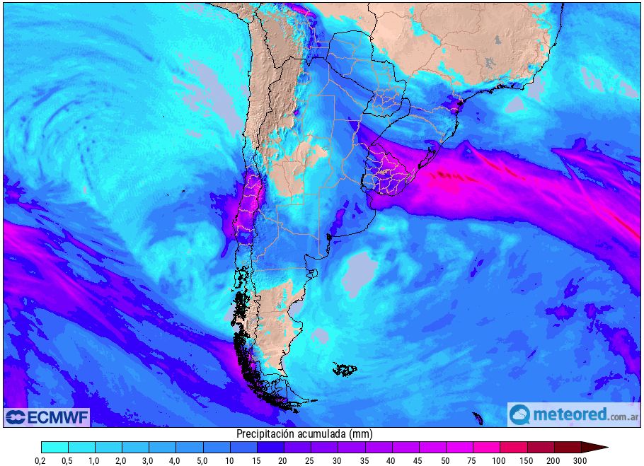 Lluvias modelo ECMWF Lluvias modelo ECMWF