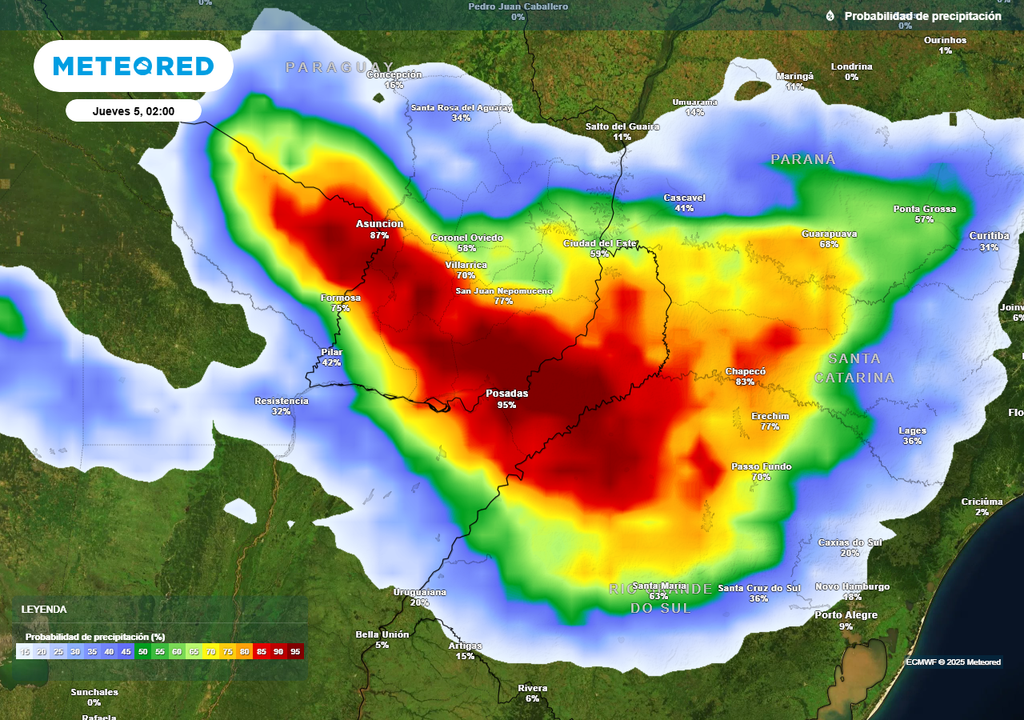 Alerta, Tormentas, Misiones, Litoral, Argentina, Pronostico Alerta, Tormentas, Misiones, Litoral, Argentina, Pronostico