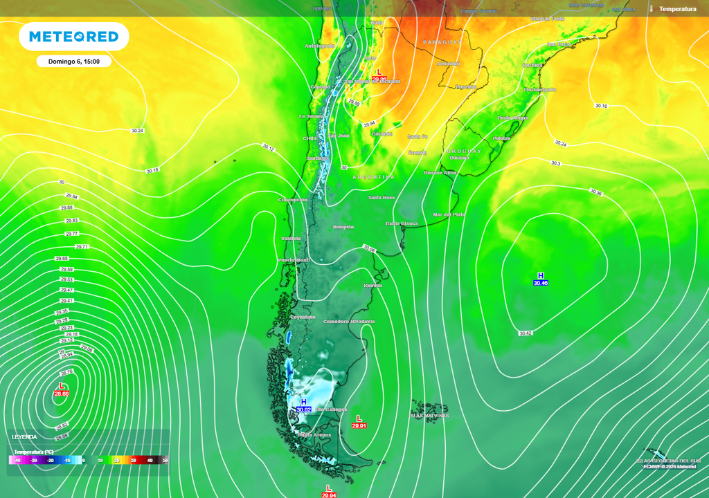 Tiempo clima pronóstico Argentina frío lluvias Tiempo clima pronóstico Argentina frío lluvias