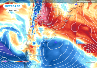 El tiempo en Argentina esta nueva semana: bloqueo de calor en el norte, pero alivio con lluvias abundantes en el centro