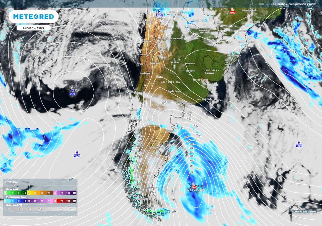 Tiempo Argentina alerta frío marzo lluvias inundaciones Tucumán Bahía Blanca