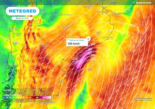 El tiempo en Argentina esta semana: la ciclogénesis se alejará dejando peligrosas ráfagas de hasta 100 km/h en la costa