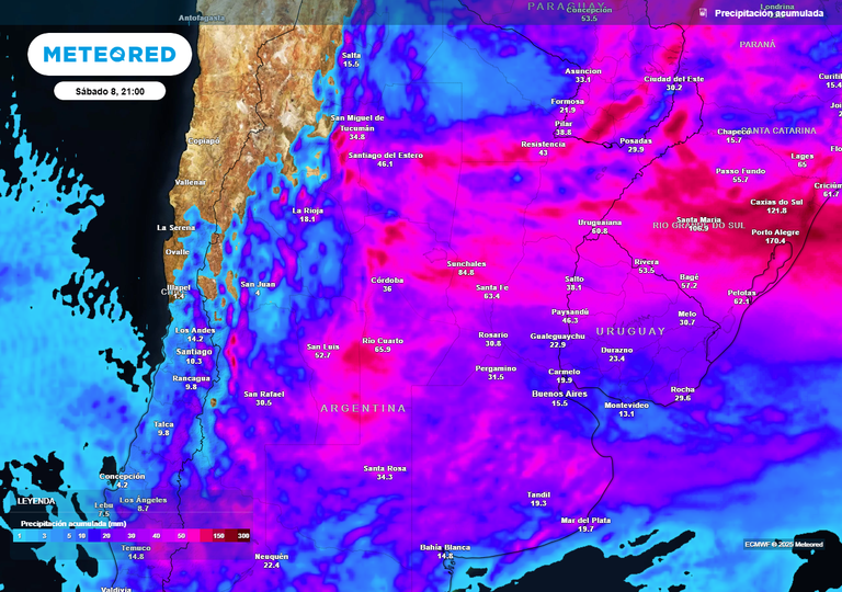El tiempo en Argentina esta semana: lluvias, tormentas y cambios térmicos a partir de este martes 4 de noviembre