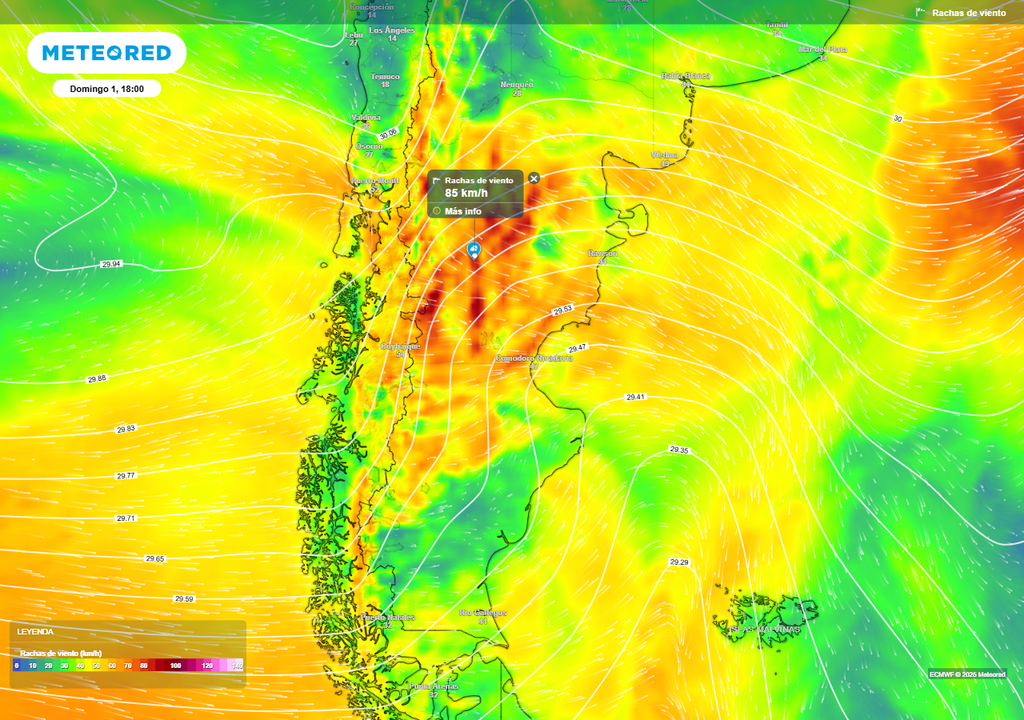 Tiempo Argentina frío