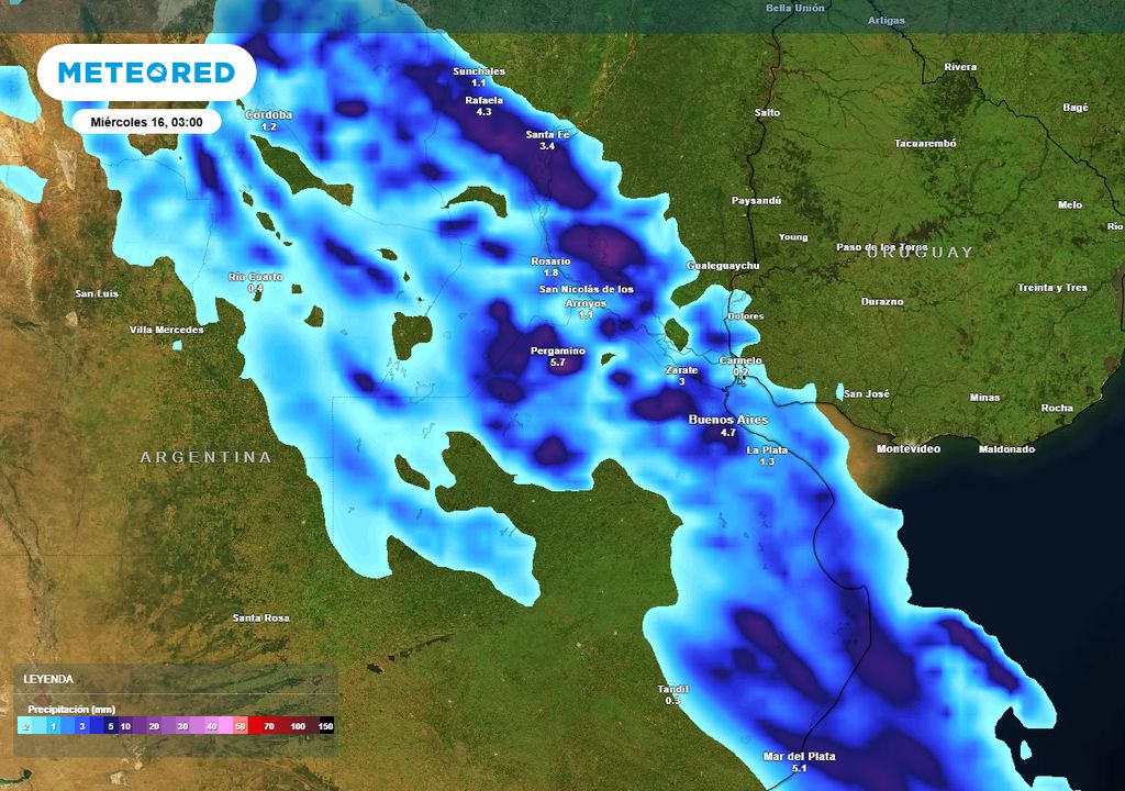 Precipitaciones 1 h Precipitaciones 1 h