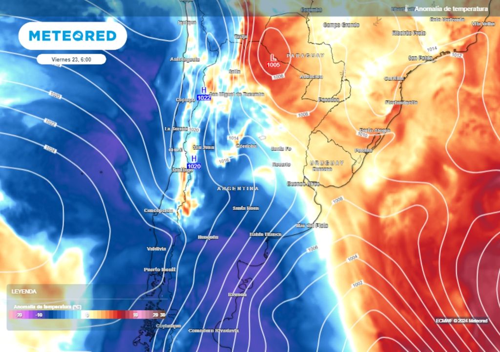 alerta calor tormentas fuertes Argentina Tiempo clima pronóstico