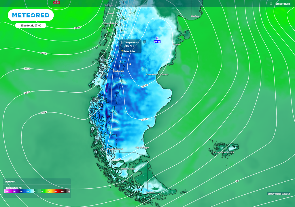 Tiempo Pronóstico clima Argentina alertas frío nieve Sudestada tormentas fuertes