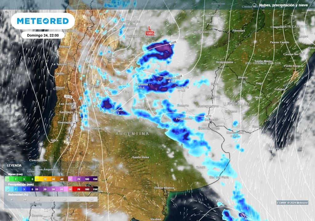 Tiempo pronóstico clima alerta Argentina