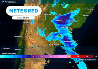 El tiempo en Argentina este fin de semana: ¿habrá lluvias en Nochebuena y Navidad?