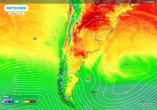 El tiempo en Argentina este fin de semana: ligero ascenso de temperaturas y algunas zonas con inestabilidad