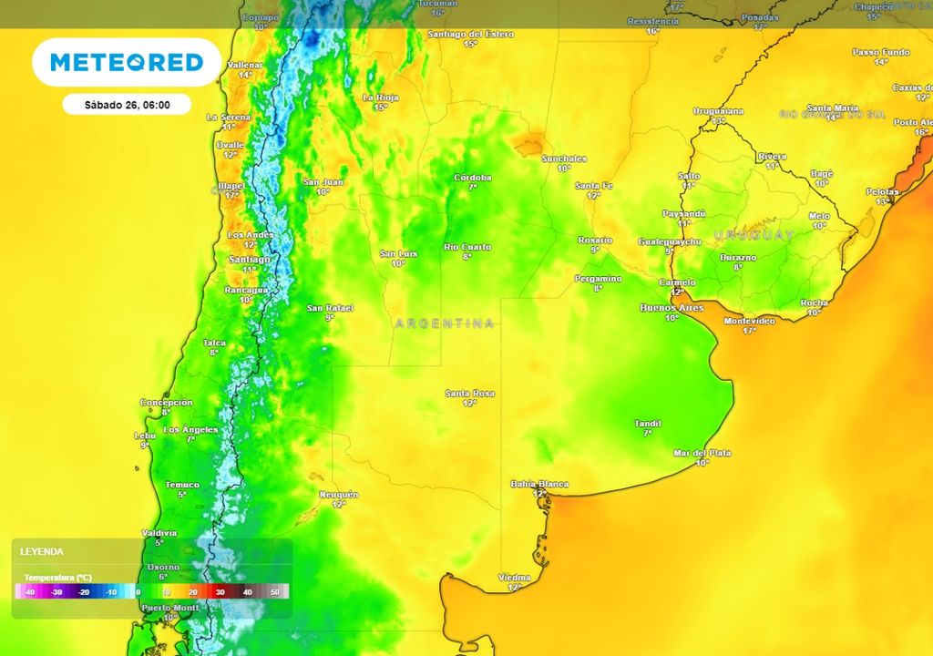 tiempo clima pronóstico Argentina ciclogénesis lluvias tormentas alerta