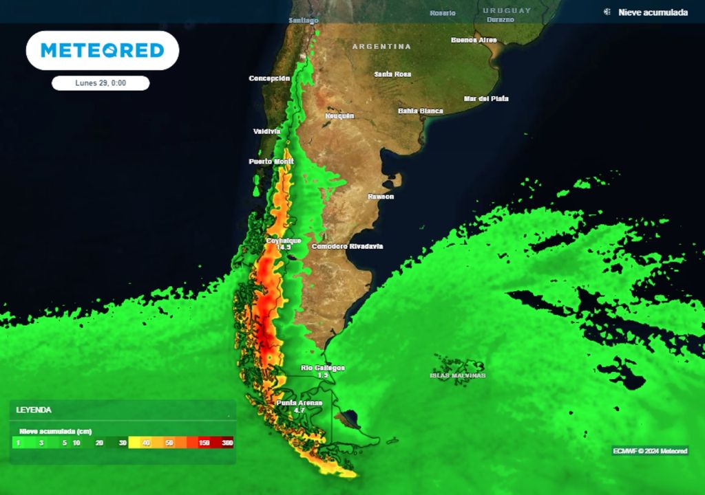 Tiempo Clima pronóstico Argentina alerta frío polar