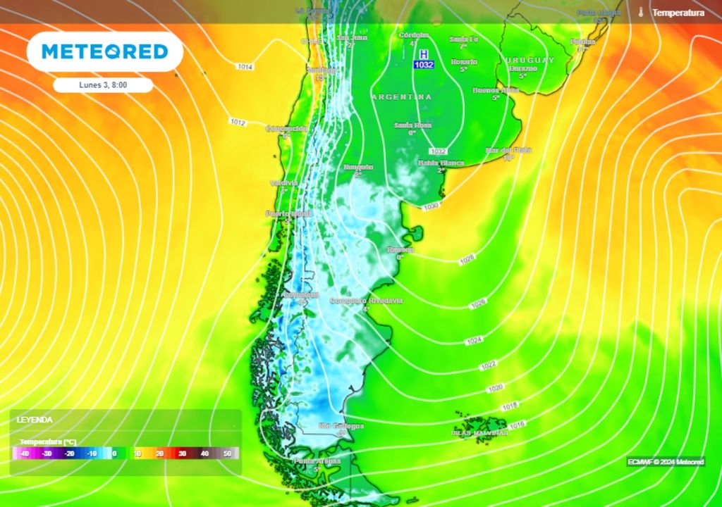Pronóstico tiempo clima Argentina Veranito de San Juan junio frío calor humedad tormentas