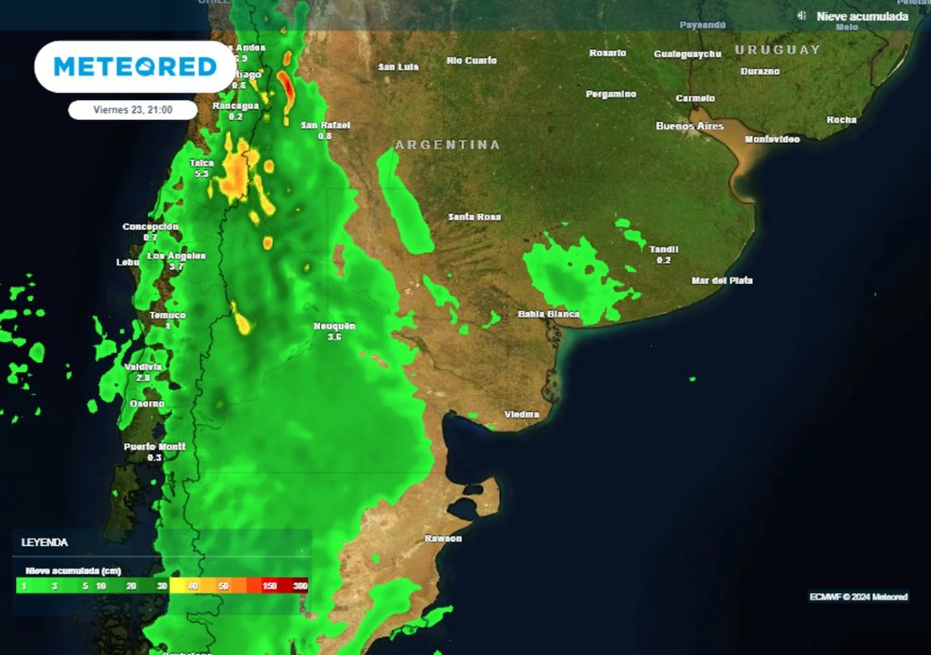 Tiempo clima Argentina pronóstico alerta naranja nevadas fuertes nieve Buenos Aires Tiempo clima Argentina pronóstico alerta naranja nevadas fuertes nieve Buenos Aires