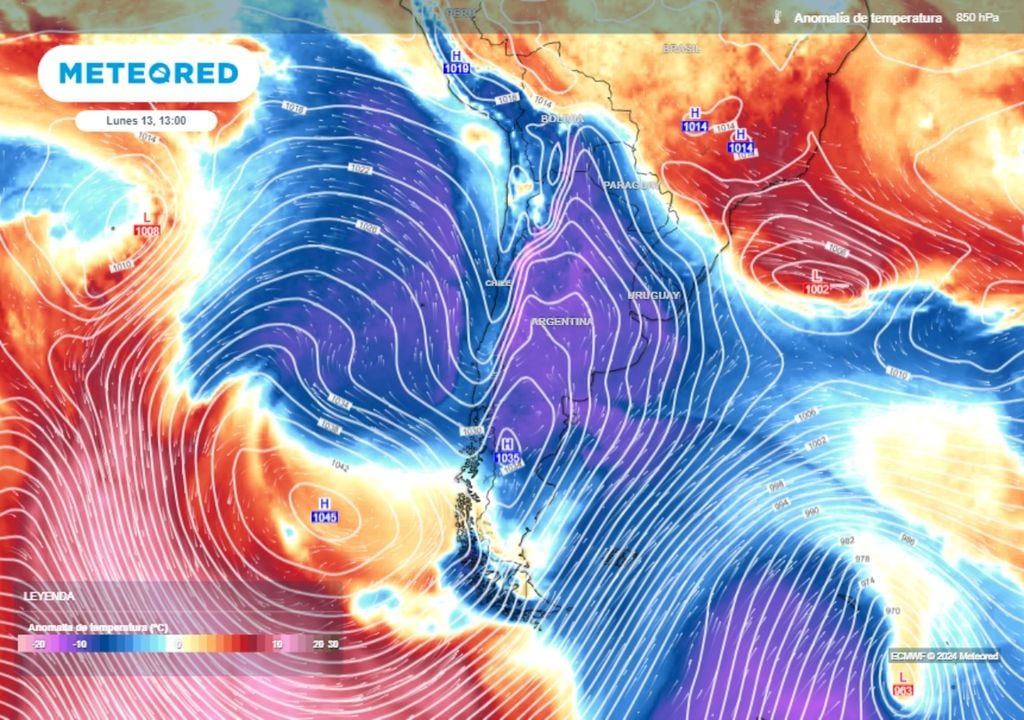 Pronóstico tiempo clima Argentina frío bajas temperaturas invierno alerta