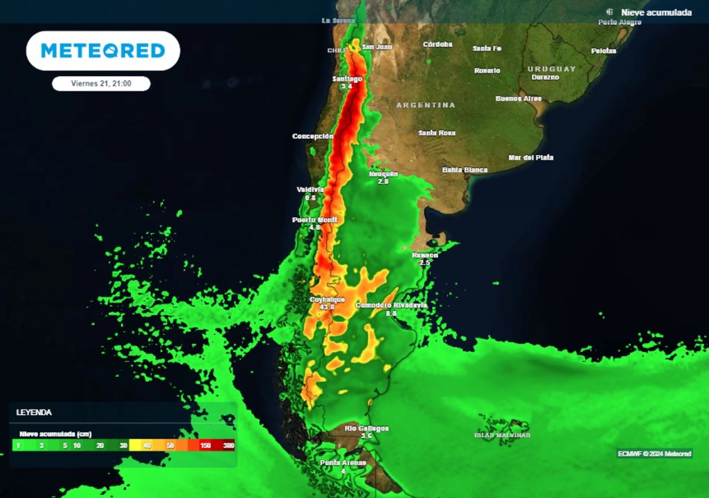 Día del Padre feriado tiempo pronóstico clima Argentina tormentas fuertes temporal nieve nevadas SMN