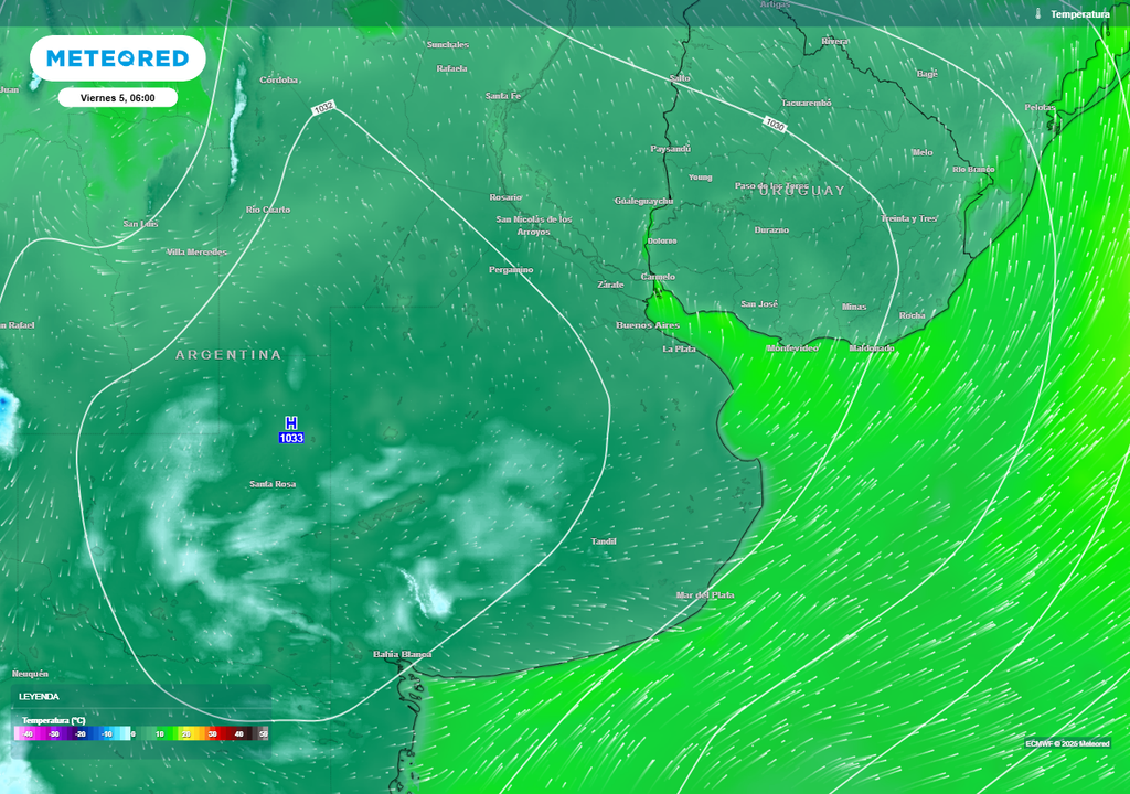 Tiempo pronóstico clima Buenos Aires AMBA SMN