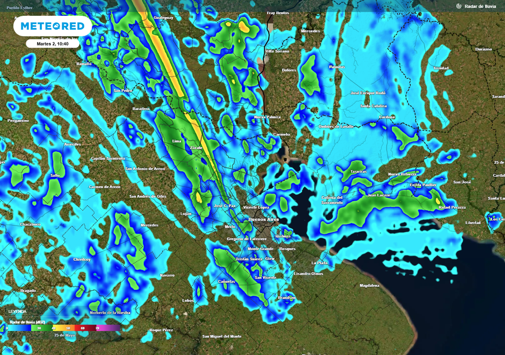 Tiempo pronóstico clima Buenos Aires AMBA SMN