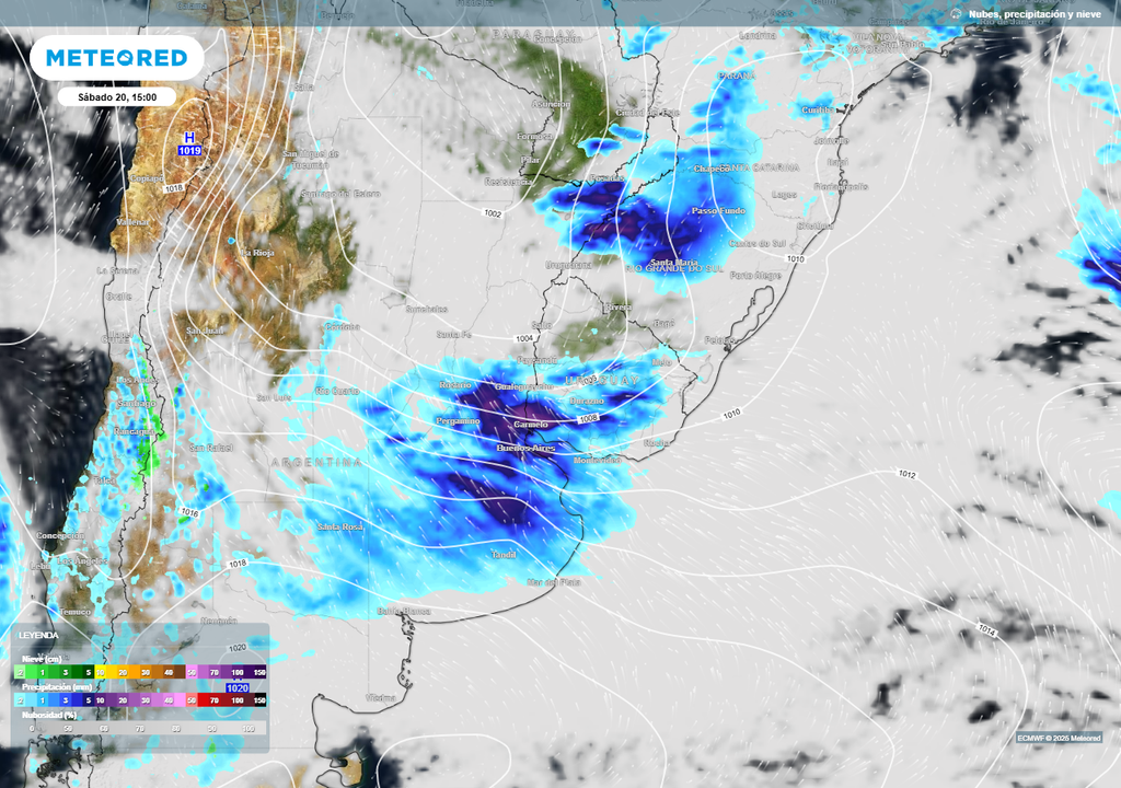 Buenos Aires AMBA tiempo pronóstico clima Sudestada fin de semana lluvias frío primavera alerta