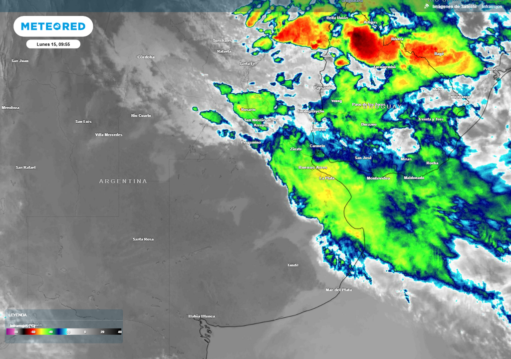 Buenos Aires AMBA tiempo pronóstico clima Sudestada fin de semana lluvias frío primavera alerta