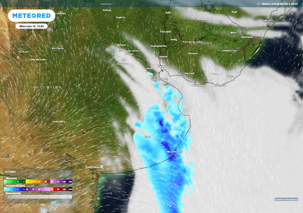 Tiempo pronóstico Buenos Aires clima lluvias primavera