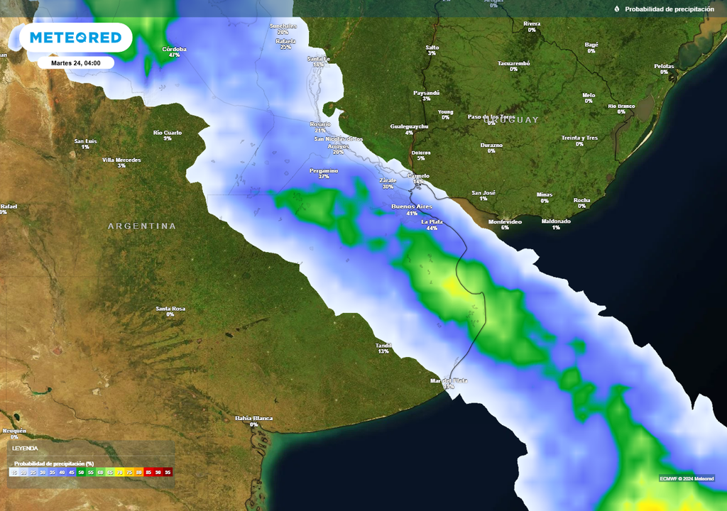 Tiempo pronóstico clima Buenos Aires AMBA Nochebuena Navidad