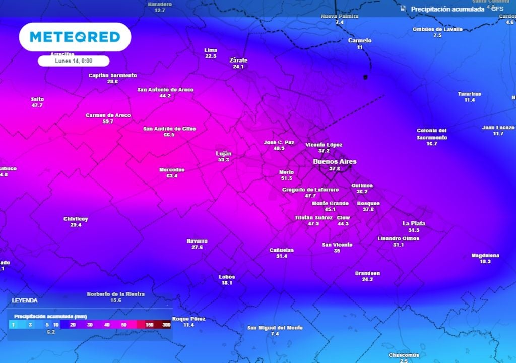 Lluvias tormentas Buenos Aires alerta SMN clima pronóstico tiempo fin de semana largo octubre