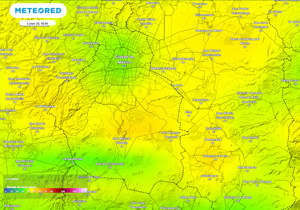 Pronóstico de vientos Pronóstico de vientos