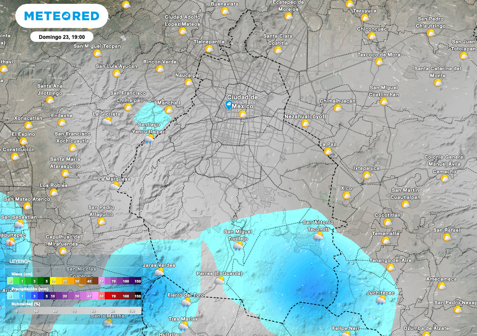 El tiempo en CDMX, 23 de febrero: contraste térmico, lluvias con tormentas eléctricas y rachas de hasta 35 km/h. Noticias en tiempo real