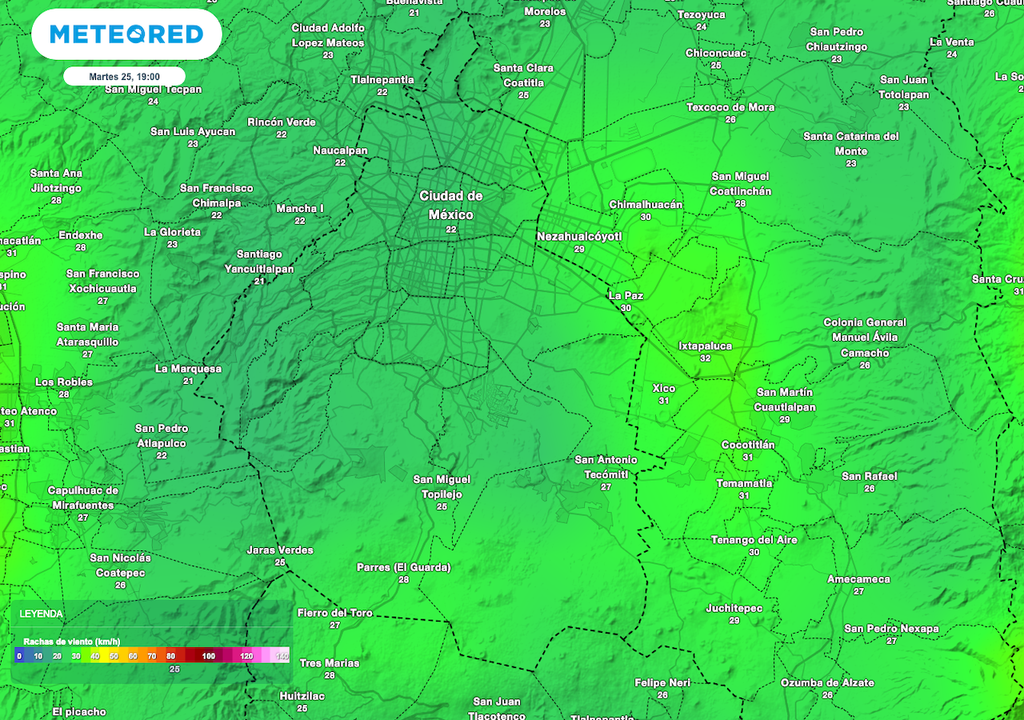 Pronóstico de vientos Pronóstico de vientos