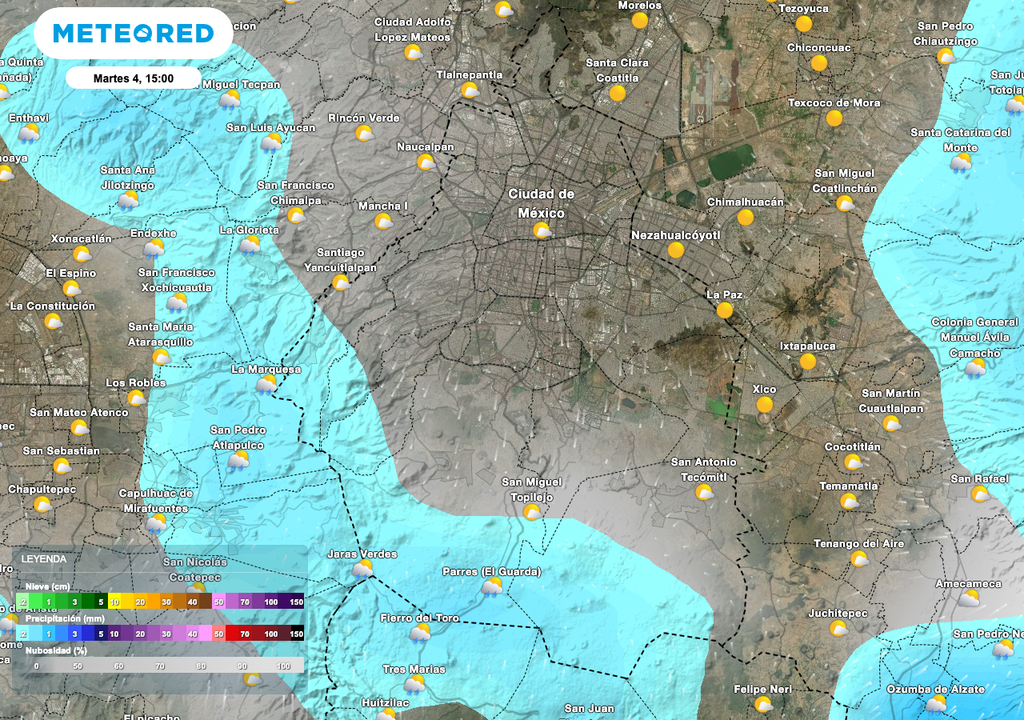 Nubosidad CDMX
