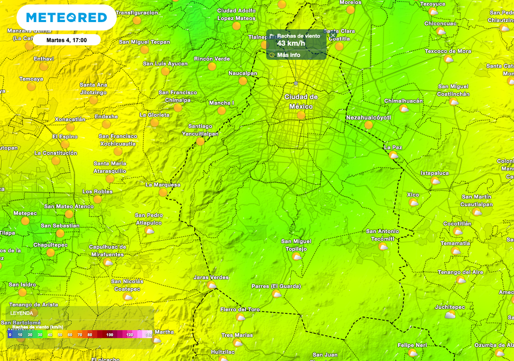 Viento fuerte CDMX Viento fuerte CDMX