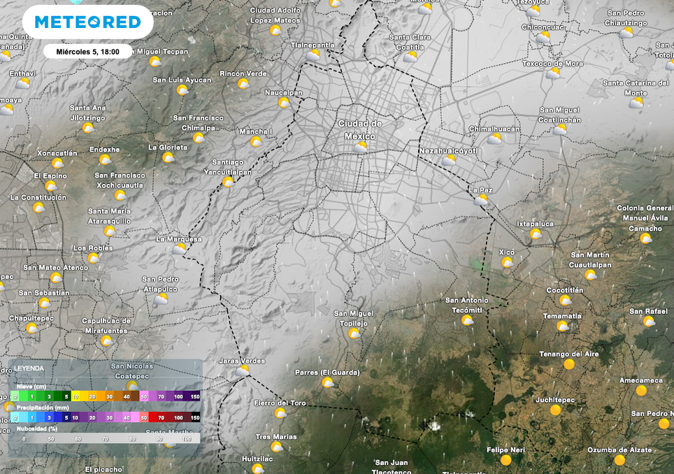 El tiempo en CDMX, 5 de marzo: ambiente cálido al medio día y rachas de hasta 45 km/h. Noticias en tiempo real