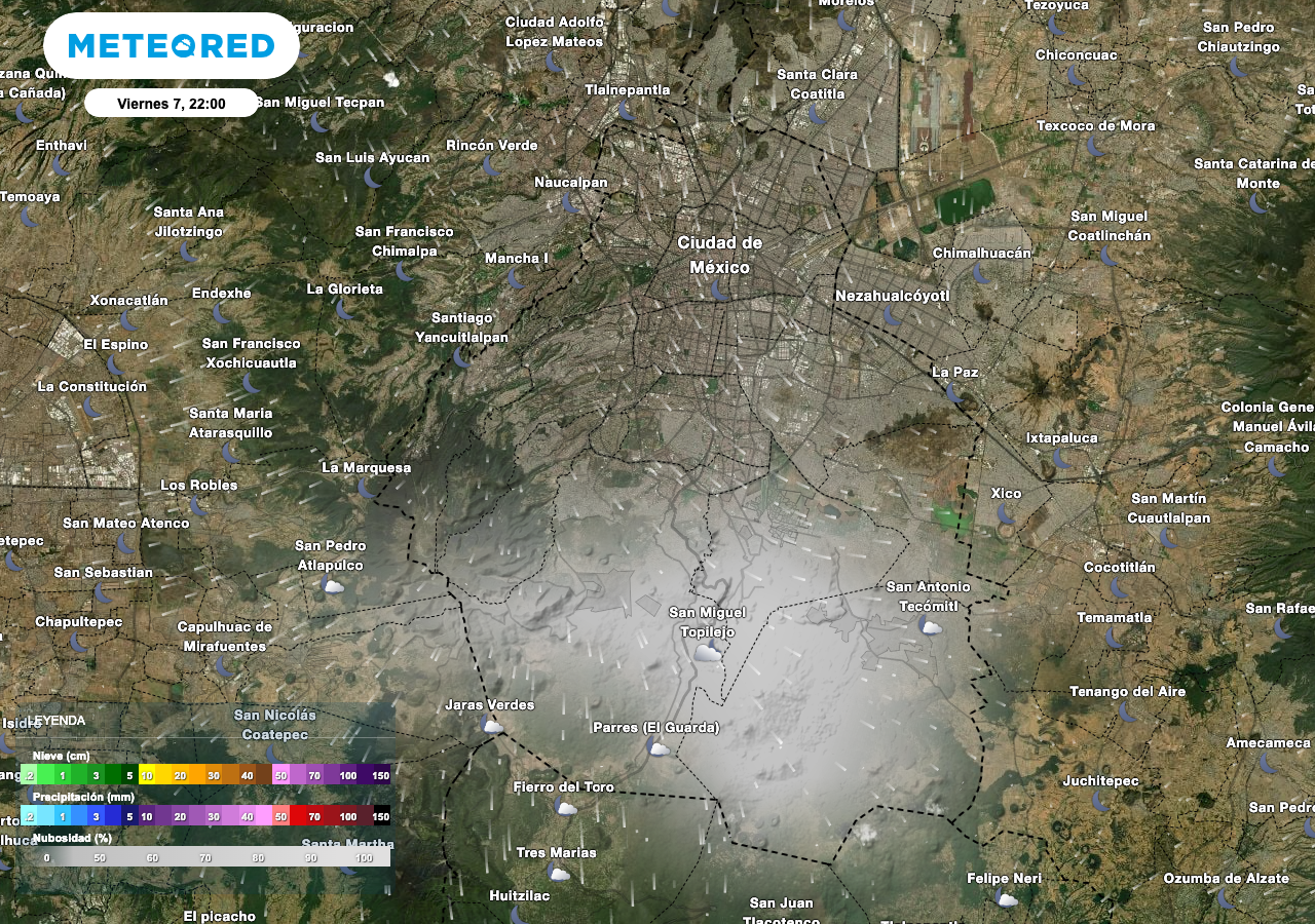 Cielo despejado a medio nublado en el transcurso del día.
