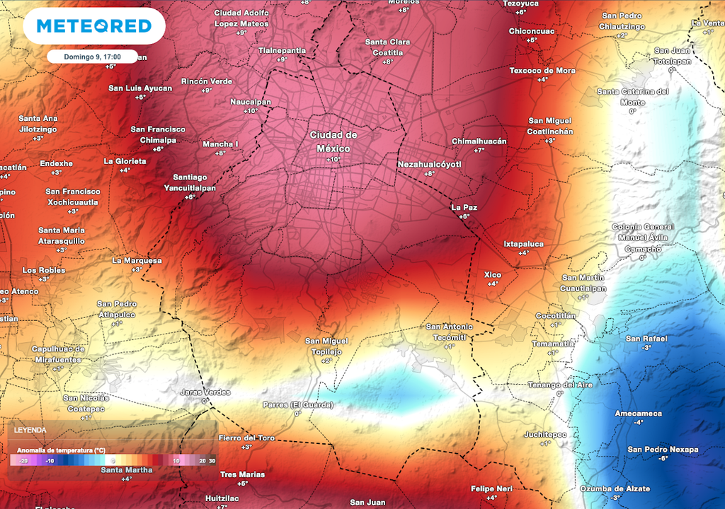 Temperaturas calurosas CDMX