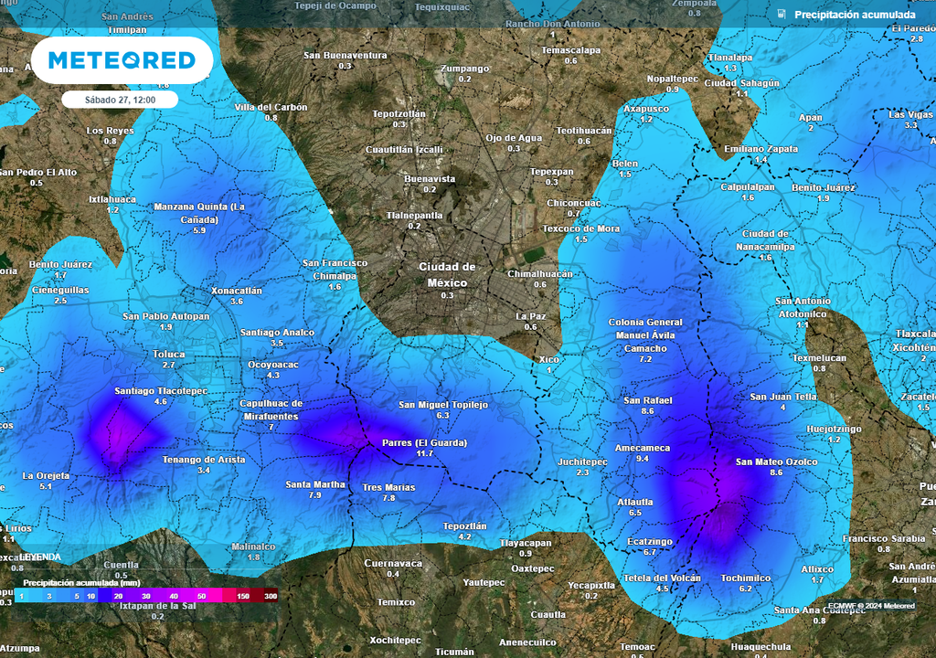 Tormentas aisladas en CDMX Tormentas aisladas en CDMX