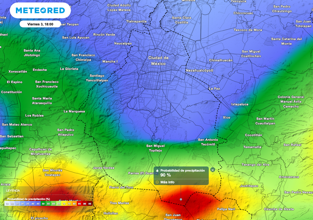 Probabilidad de lluvia