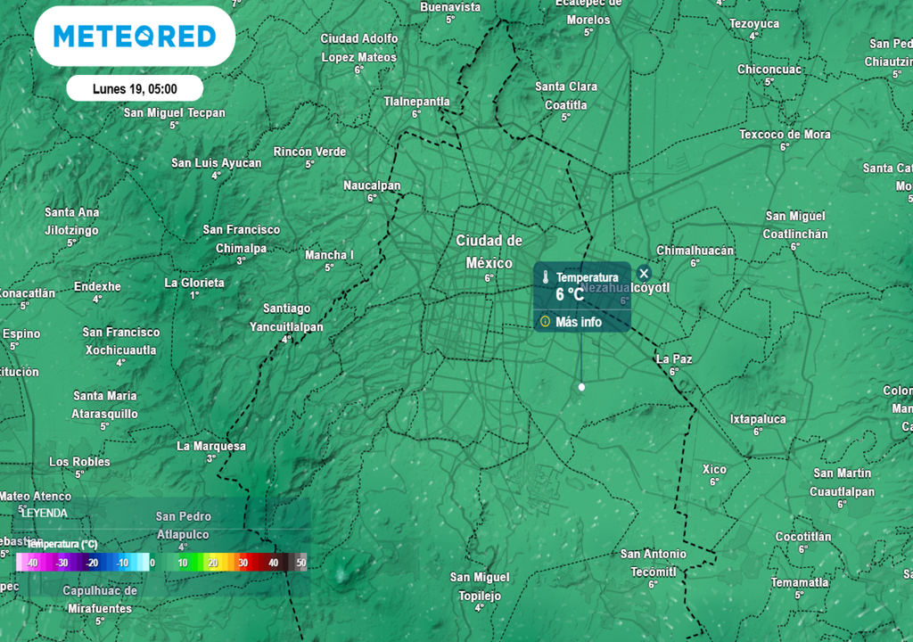 Los amaneceres más fríos se concentrarán entre el lunes y el miércoles, cuando las temperaturas descenderán notablemente.