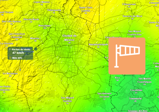 El tiempo en CDMX esta semana: calor de 27 &deg;C, tormentas dispersas y rachas de viento mayores a 40 km/h