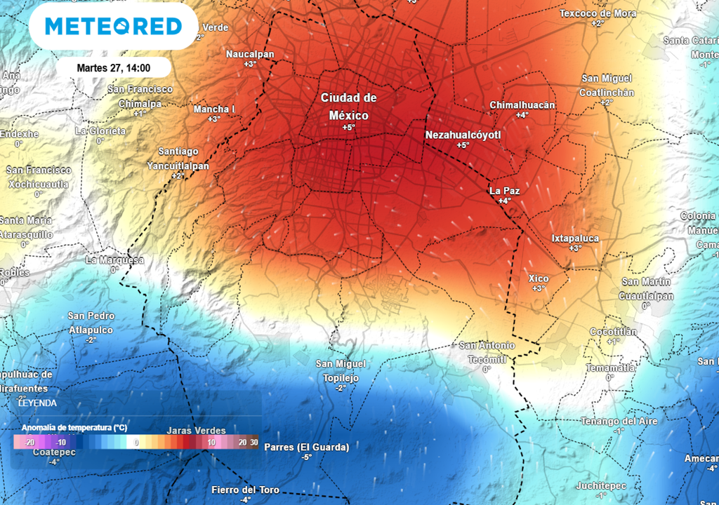 contraste Los marcados contrastes de temperatura, entre el amanecer y la tarde, continuarán durante la siguiente semana.