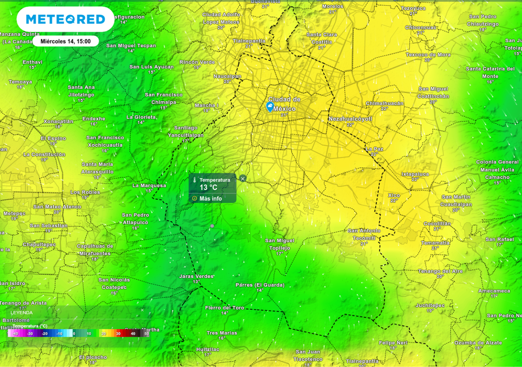 pronostico; estado del tiempo; temperatura; CDMX; Valle de Mexico