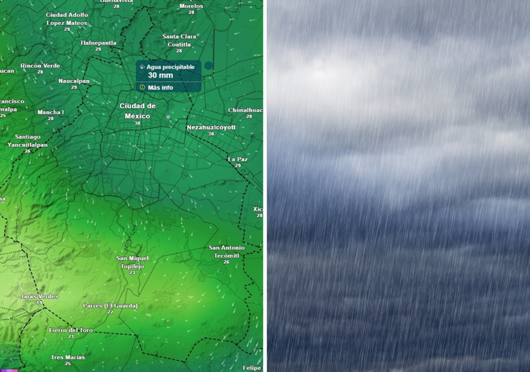 El tiempo en CDMX esta semana: fuertes tormentas, granizo y posibilidad de inundaciones