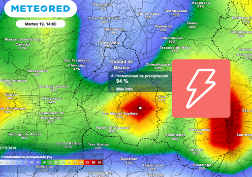 El tiempo en CDMX esta semana: tardes tormentosas, ca&iacute;da de granizo, fuertes vientos y alerta por lluvia intensa