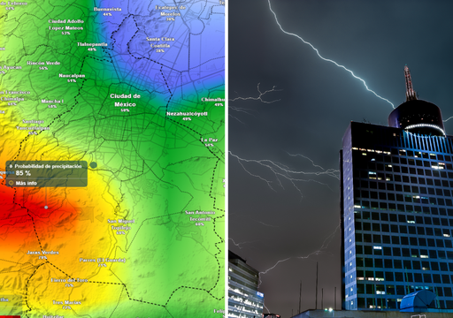 El tiempo en CDMX esta semana: temperaturas agradables y tormentas vespertinas