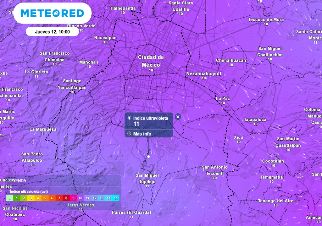 En la capital habrá altos valores de radiación ultravioleta entre las 10 a.m. y el mediodía.