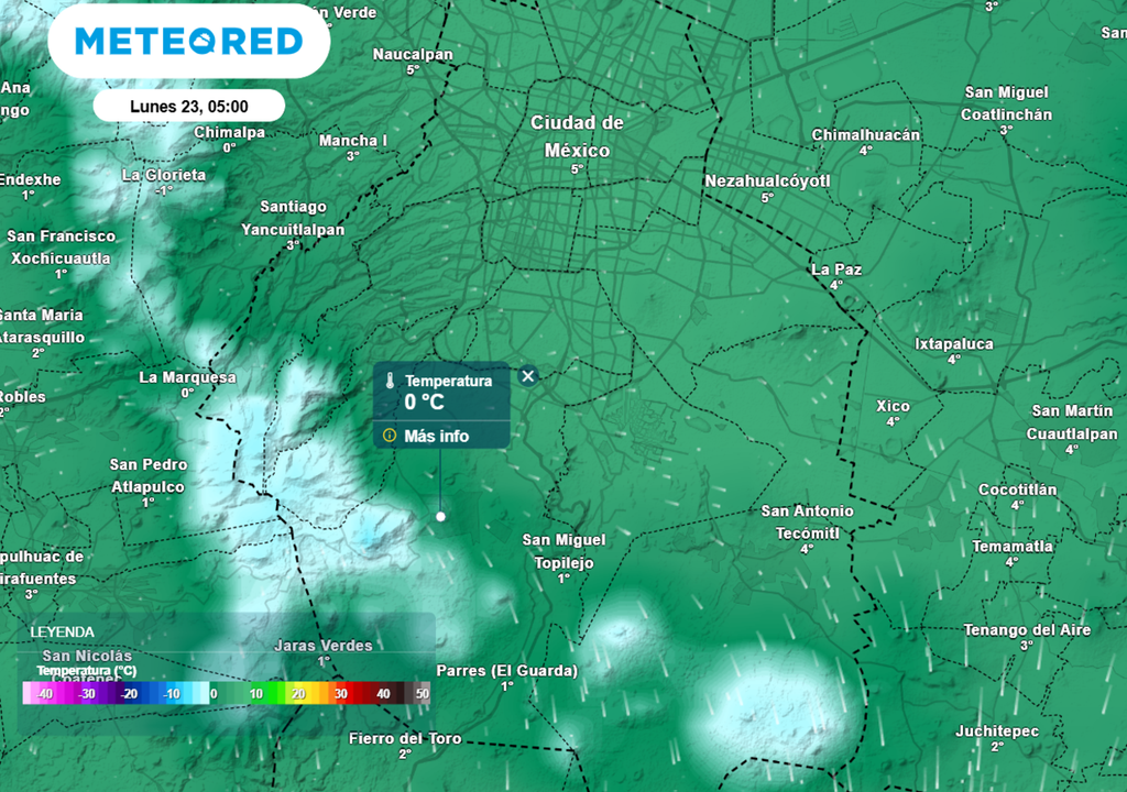 frío La semana iniciará con alertas por bajas temperaturas en gran parte de la capital. En el sur y poniente habrá valores cercanos o inferiores a 0 °C.
