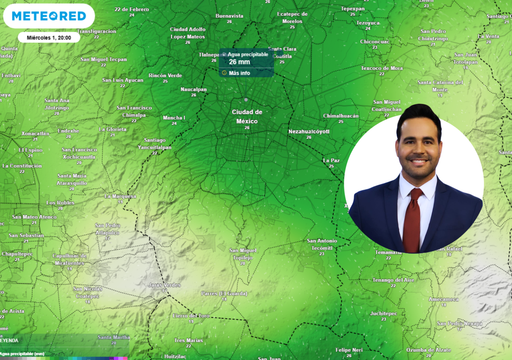 El tiempo en CDMX esta semana: tormentas con acumualdos de m&aacute;s de 30 mm y ambiente fresco en la tarde