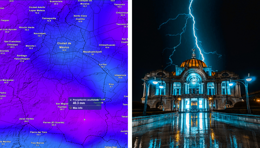 El tiempo en CDMX este domingo 12 de abril, con tormentas el&eacute;ctricas y temperaturas de 24 &deg;C