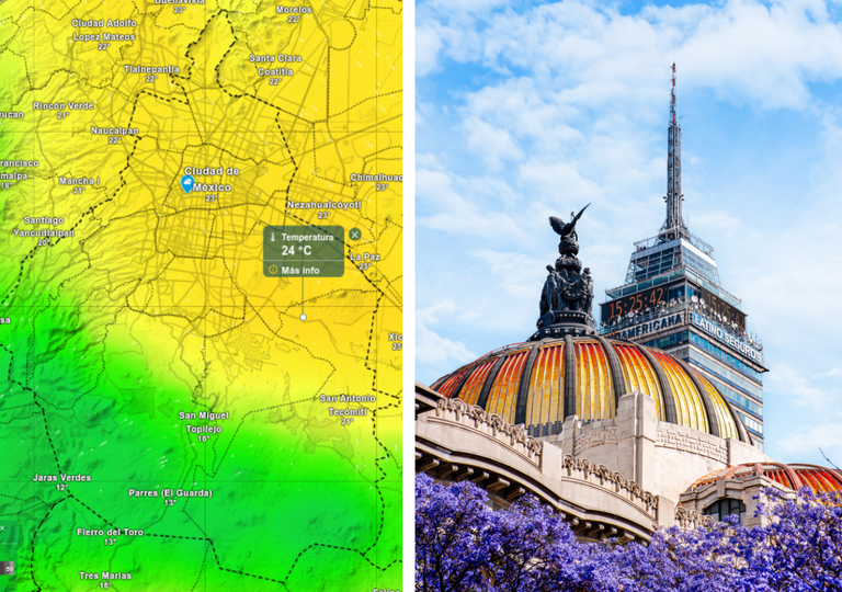 El tiempo en CDMX este domingo 22 de marzo, con fr&iacute;o al amanecer, tormentas aisladas y m&aacute;ximas de hasta 23 &deg;C