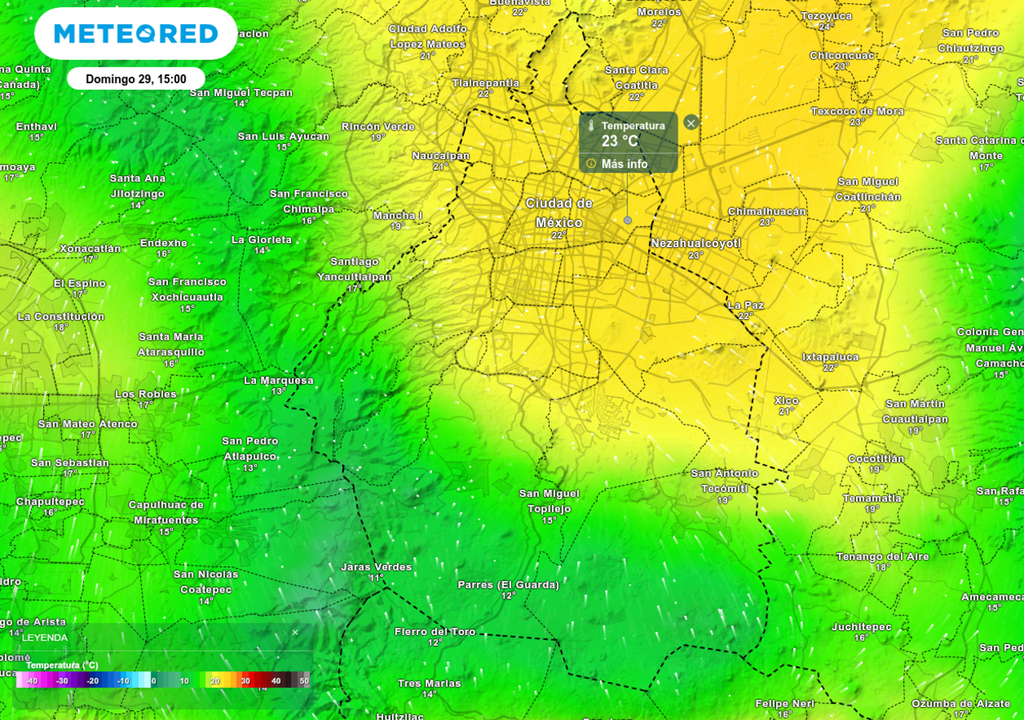 Durante la tarde persistirá una sensación de ambiente muy fresco a frío en la capital mexicana, acentuada por el viento, la humedad y la nubosidad.